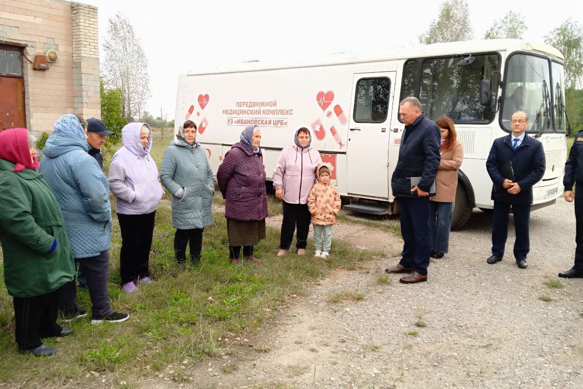 Встреча с населением прошла в деревне Сычево Ивановского района